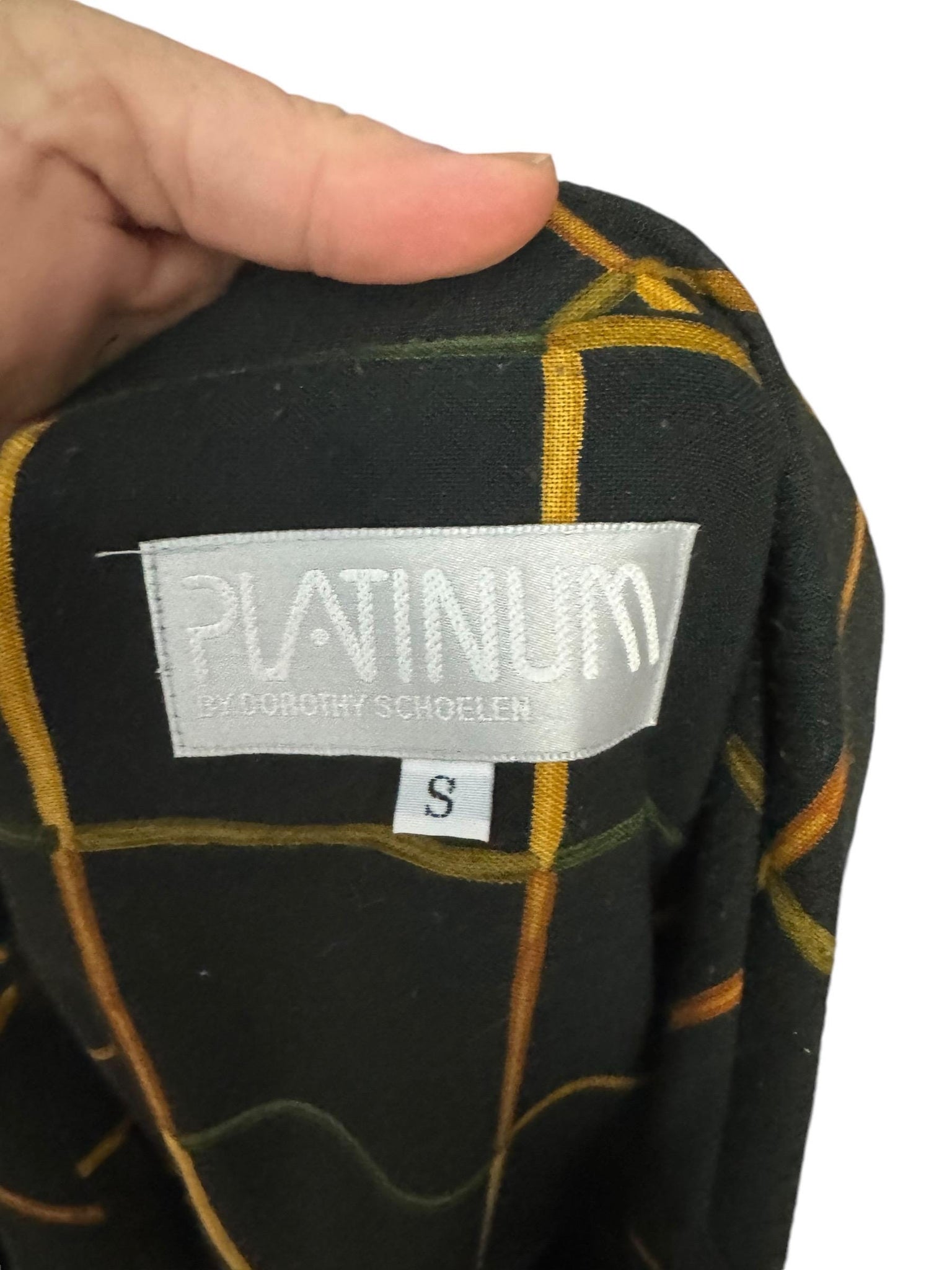 Vintage 80's mod fall jacket S Platinum