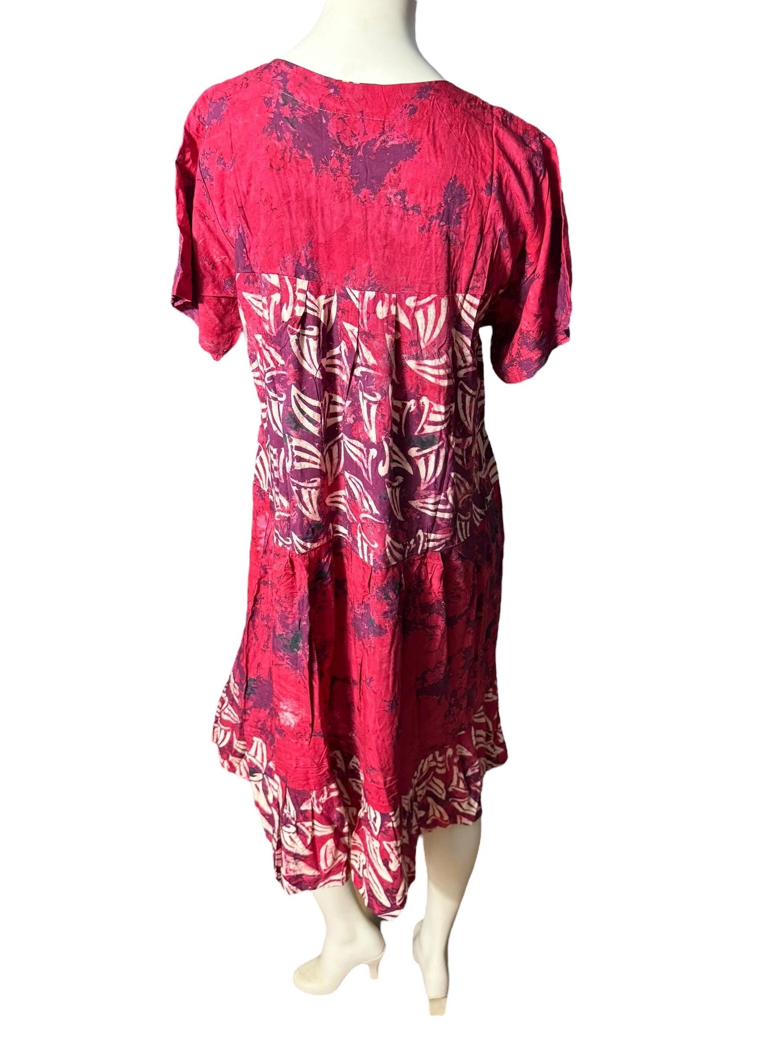 Vintage Lady Cactus batik lounge dress M L