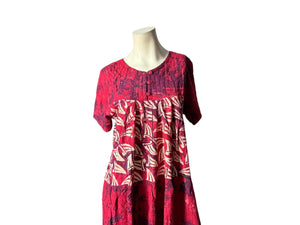 Vintage Lady Cactus batik lounge dress M L