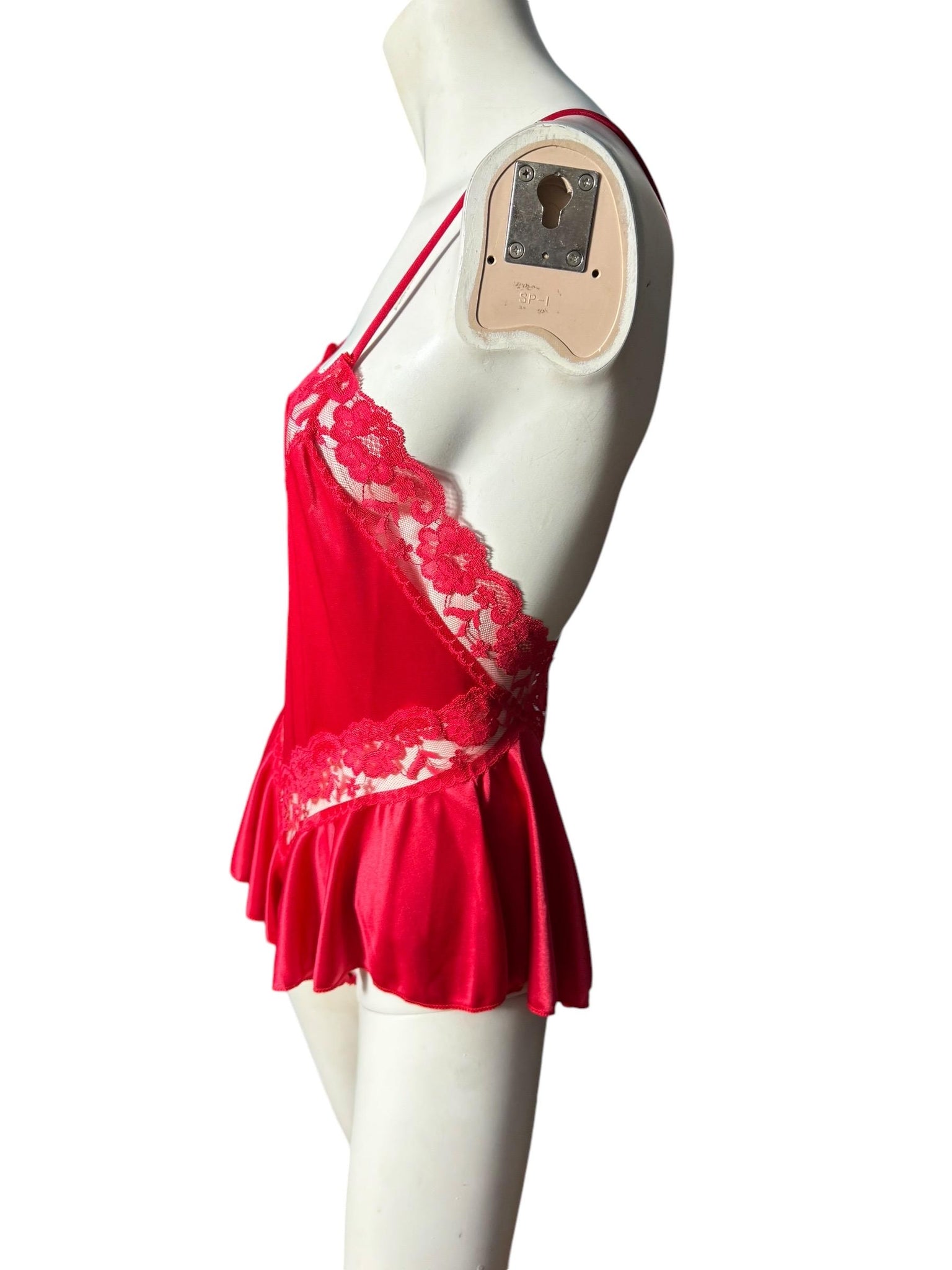 Vintage red teddy lingerie S Petra Fashions