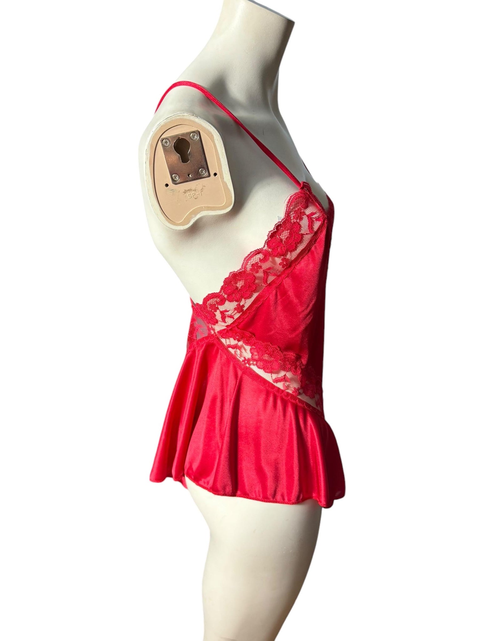 Vintage red teddy lingerie S Petra Fashions