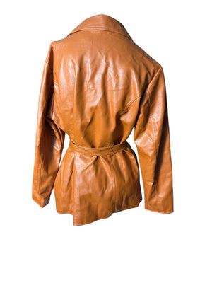 Vintage 70's faux leather jacket 20 Fingerhut L