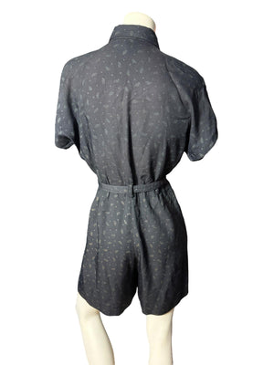 Vintage 80's zip up romper jumpsuit 5/6 All That Jazz