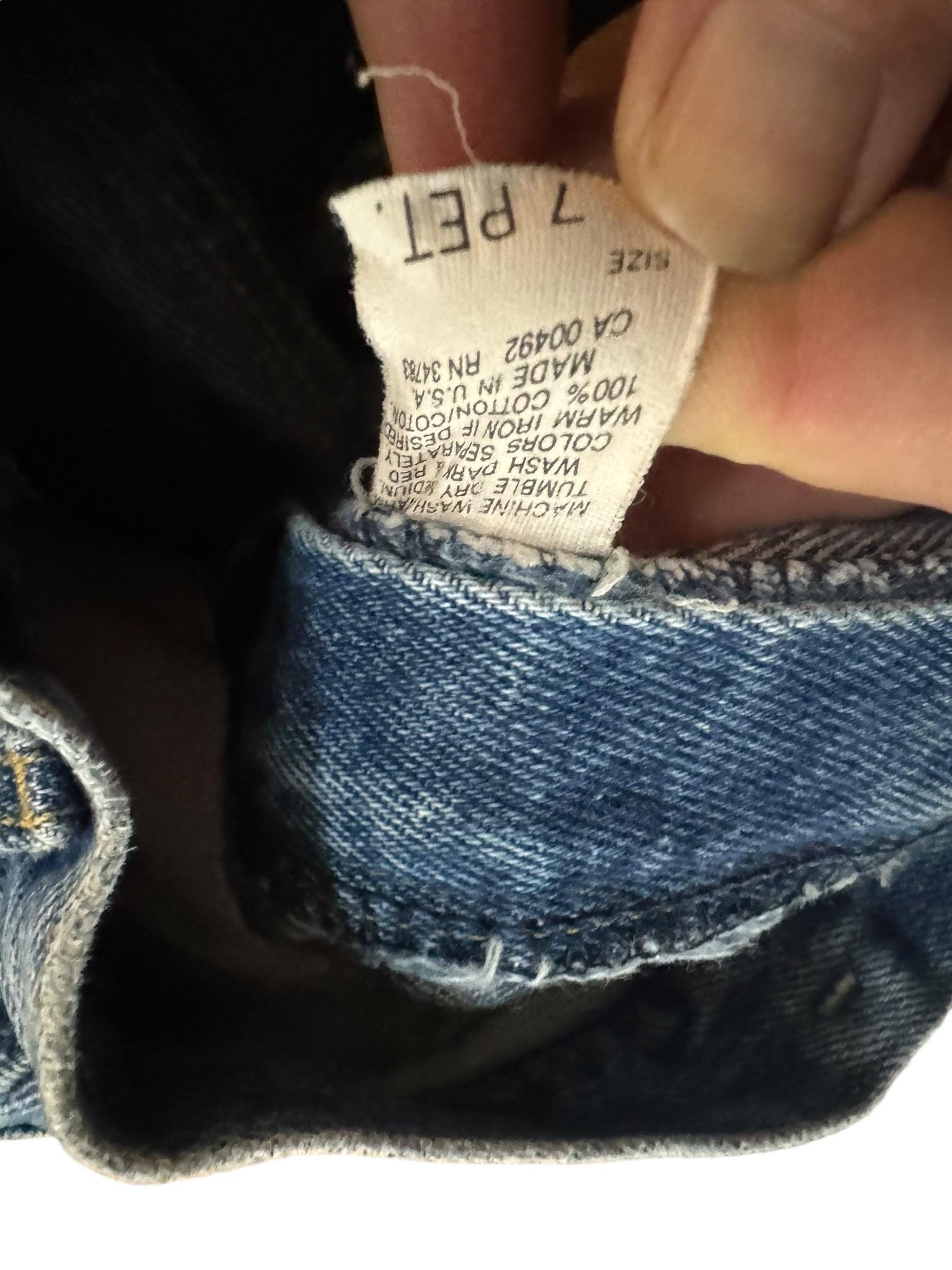 Vintage 80's high waist Lee jeans 7 PET