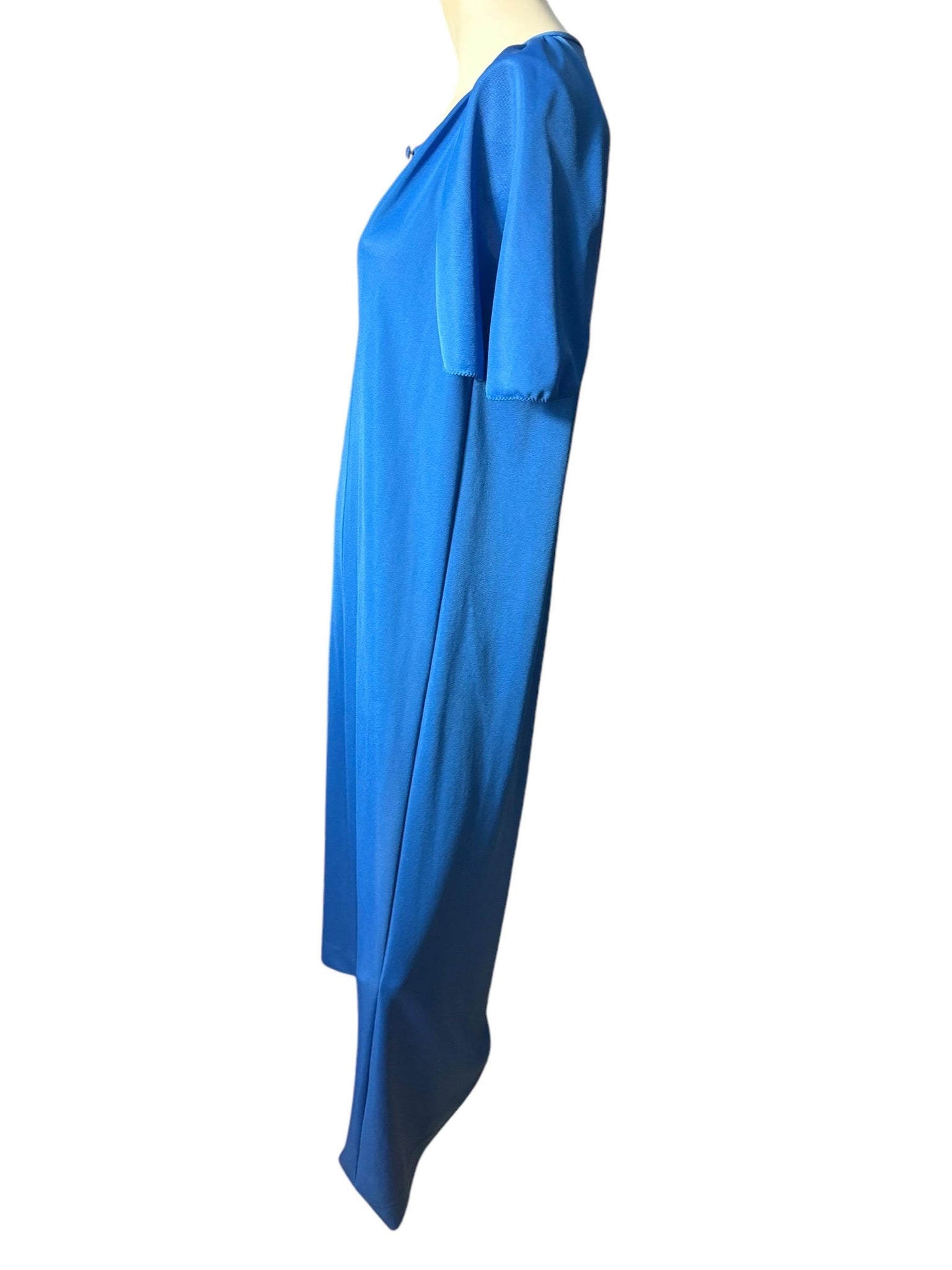 Vintage 70's blue lounge dress S Vanity Fair