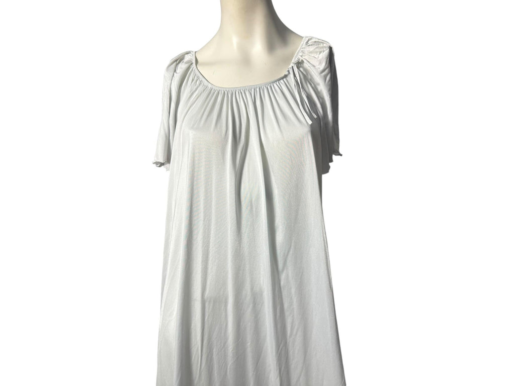 Vintage blue Shadowline nightgown L