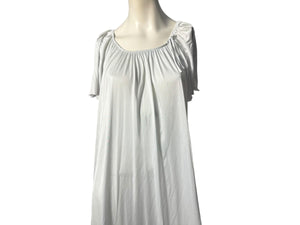 Vintage blue Shadowline nightgown L
