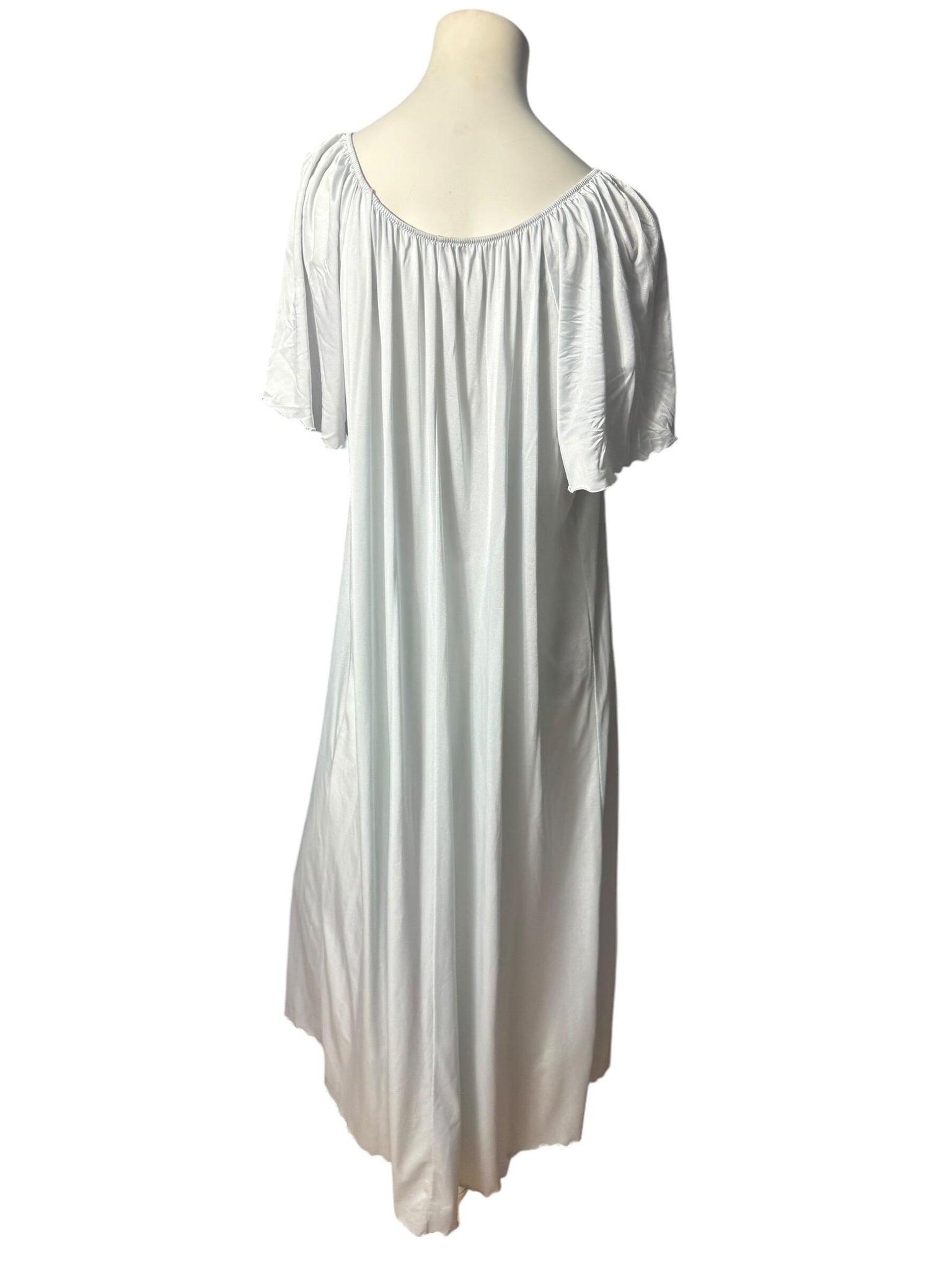 Vintage blue Shadowline nightgown L