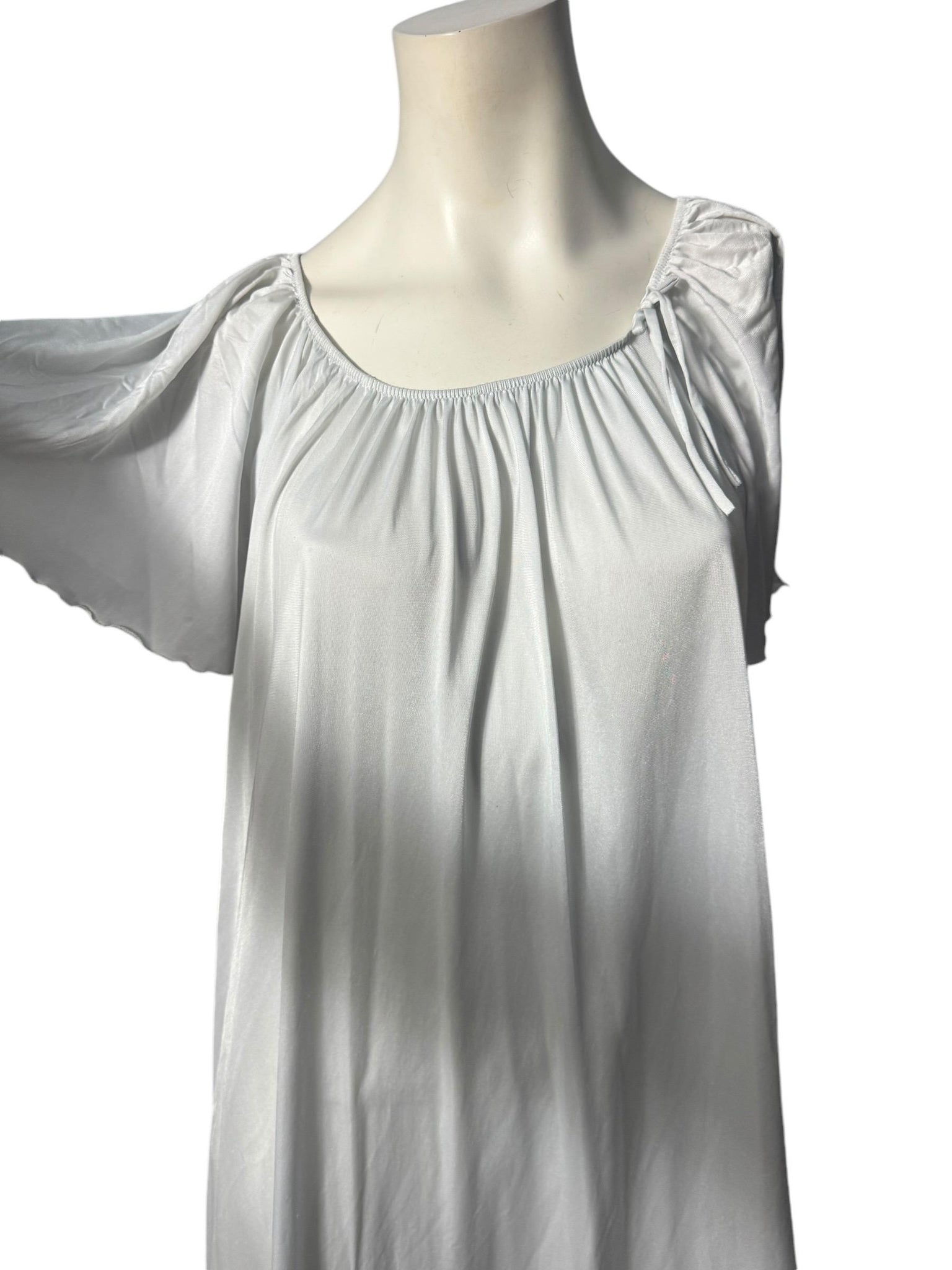 Vintage blue Shadowline nightgown L