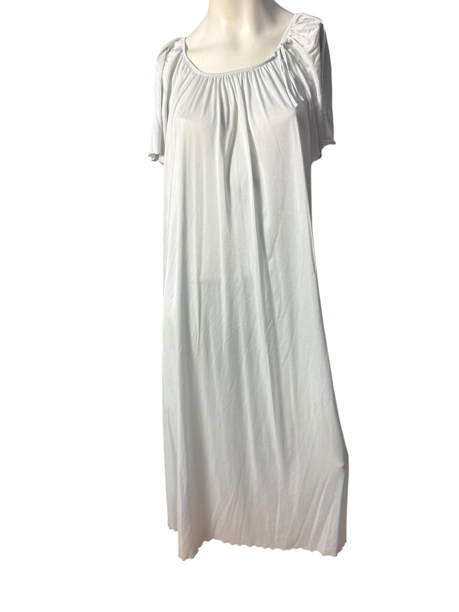 Vintage blue Shadowline nightgown L