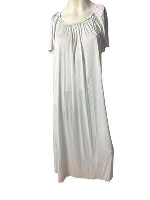 Vintage blue Shadowline nightgown L