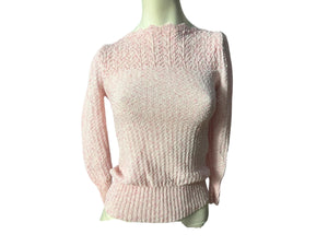 Vintage 80's pink sweater S