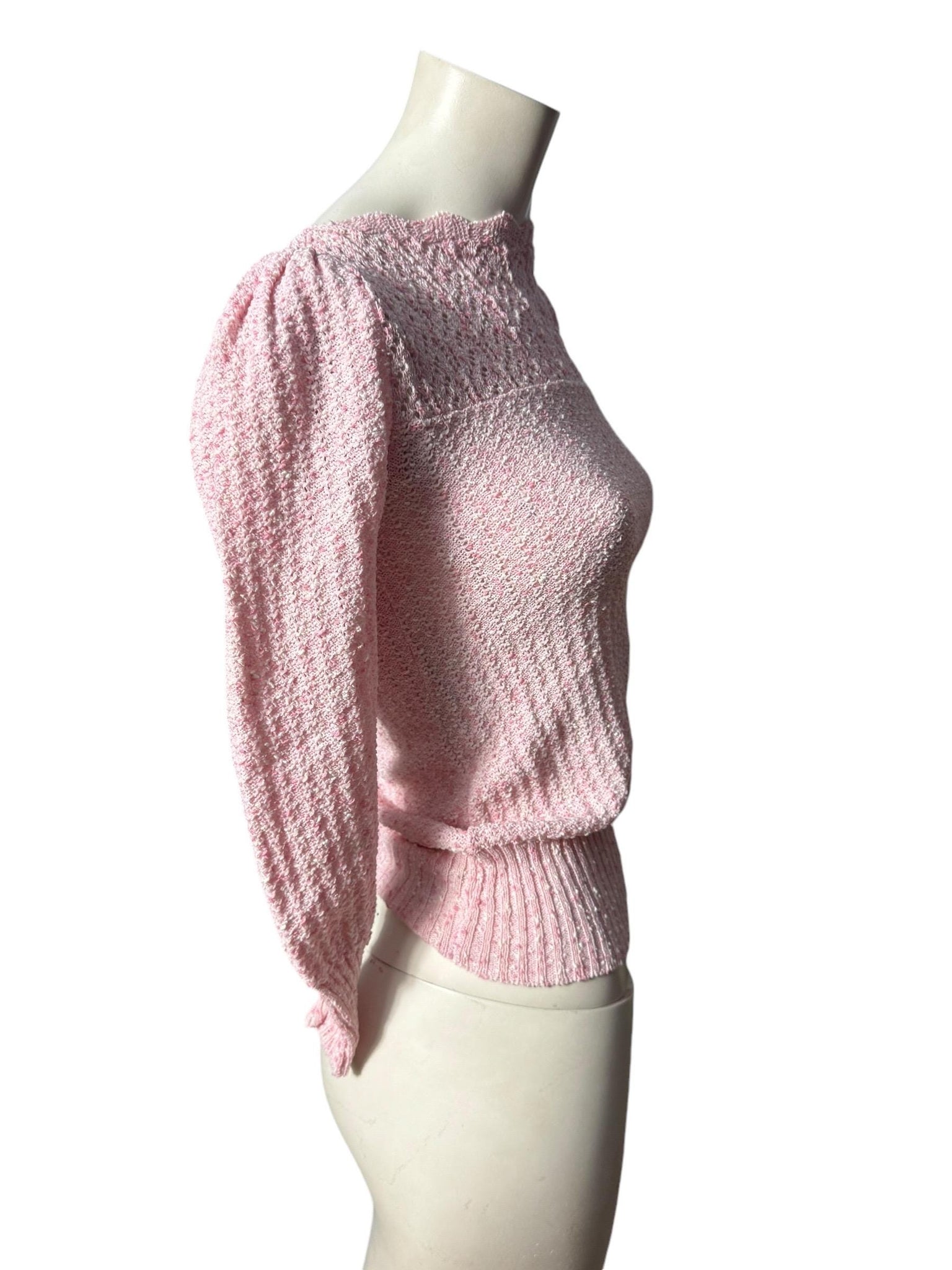 Vintage 80's pink sweater S