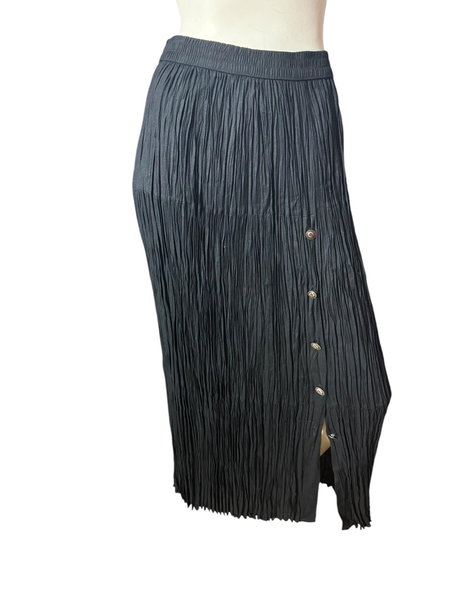Vintage black southwest long skirt M