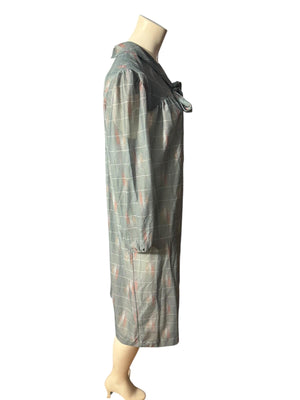 Vintage 70's gray XXL dress Lady Jennifer sz 20