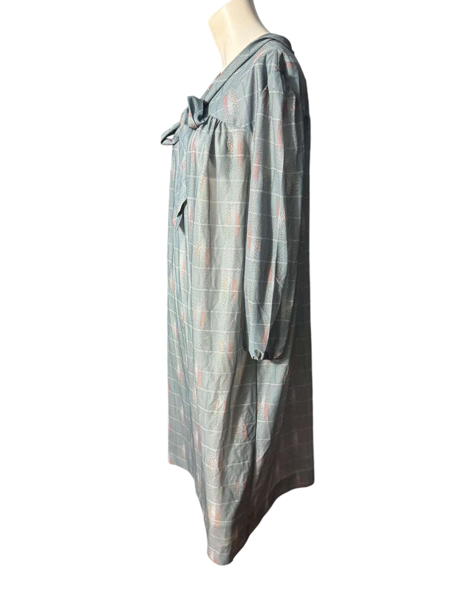 Vintage 70's gray XXL dress Lady Jennifer sz 20