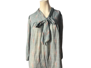 Vintage 70's gray XXL dress Lady Jennifer sz 20