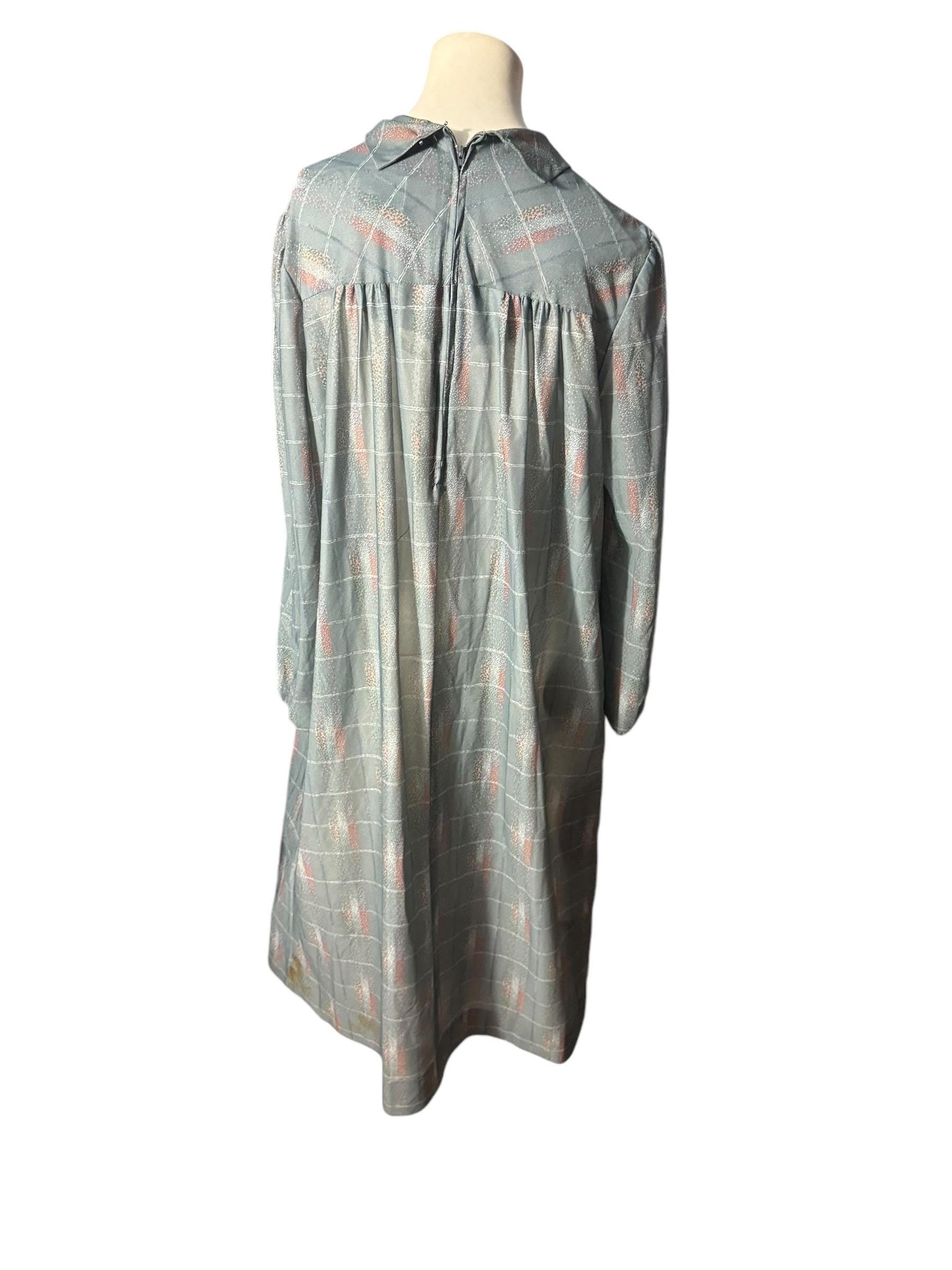 Vintage 70's gray XXL dress Lady Jennifer sz 20