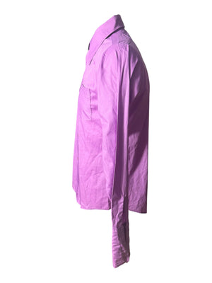 Vintage 70's purple men's dress shirt M 20