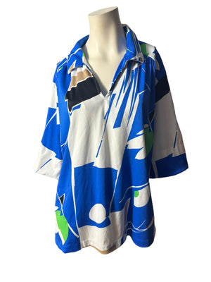 Vintage 70's top XXL 44 Lady Winn by Teddi