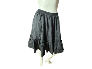 Vintage black Rockmount petticoat skirt 28/30