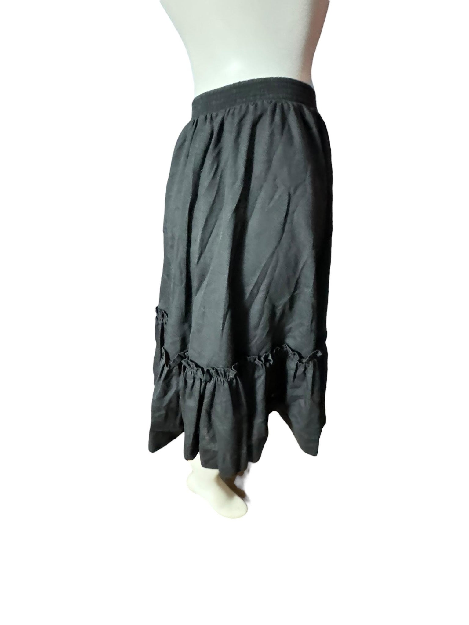 Vintage black Rockmount petticoat skirt 28/30