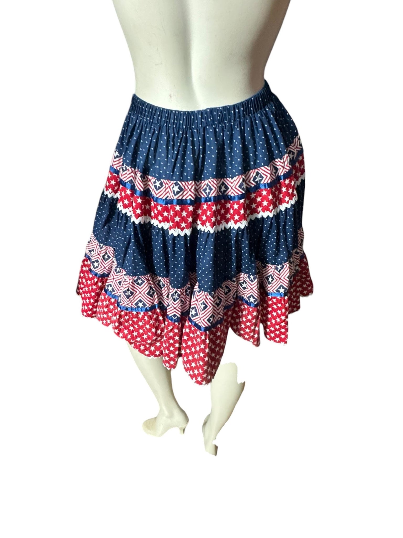 Vintage American square dance skirt S