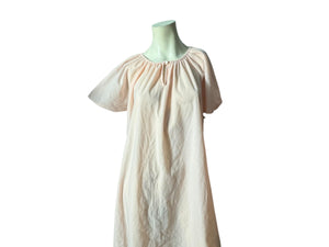 Vintage pink deadstock Sears 80's nightgown one size