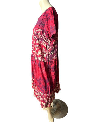 Vintage Lady Cactus batik lounge dress M L
