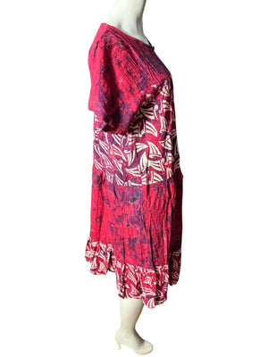 Vintage Lady Cactus batik lounge dress M L