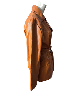 Vintage 70's faux leather jacket 20 Fingerhut L