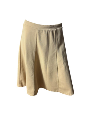 Vintage 70's tan skirt & top set M