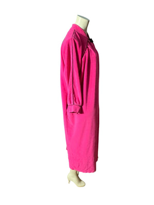 Vintage hot pink lounge robe L Xl
