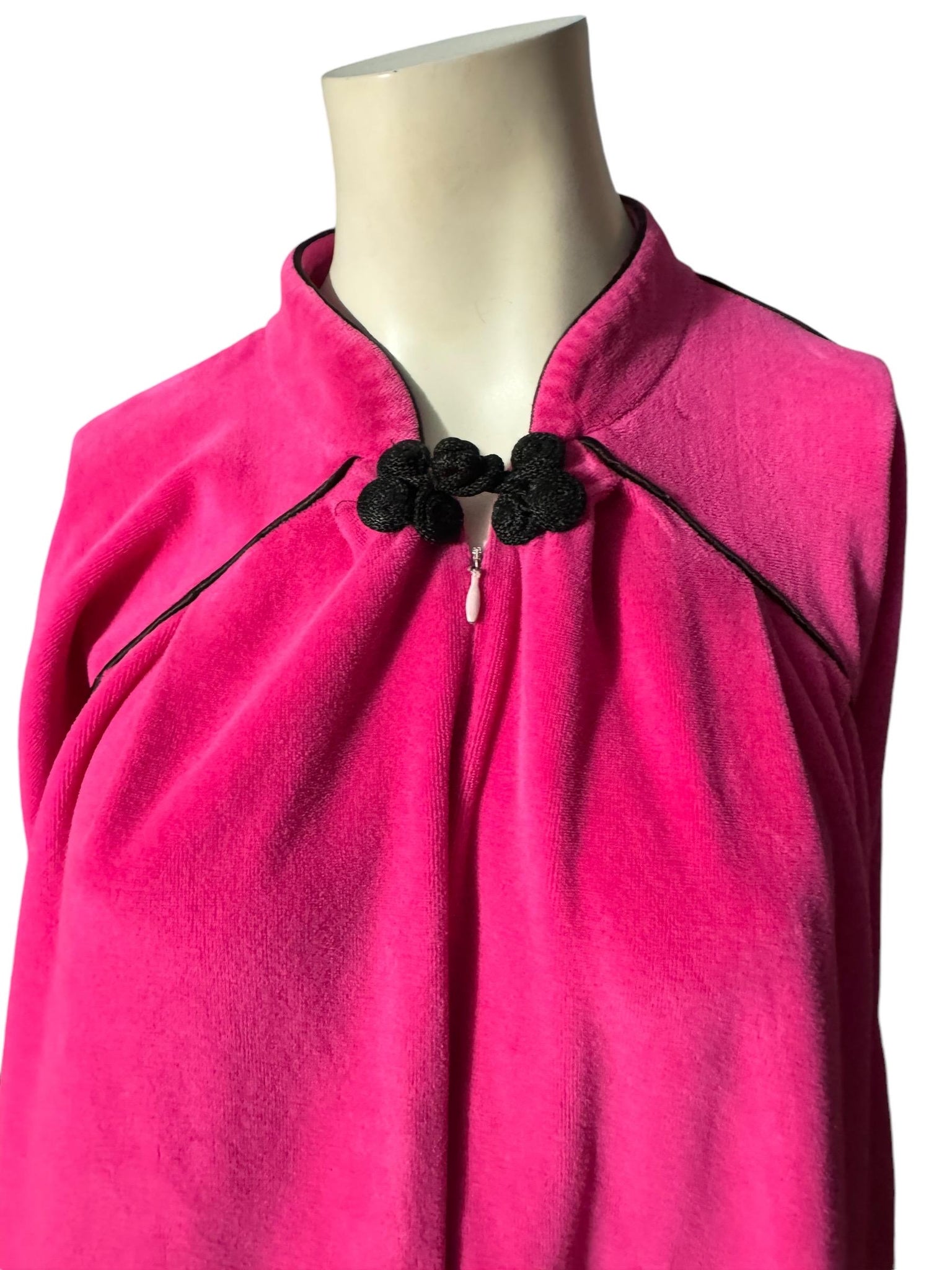 Vintage hot pink lounge robe L Xl