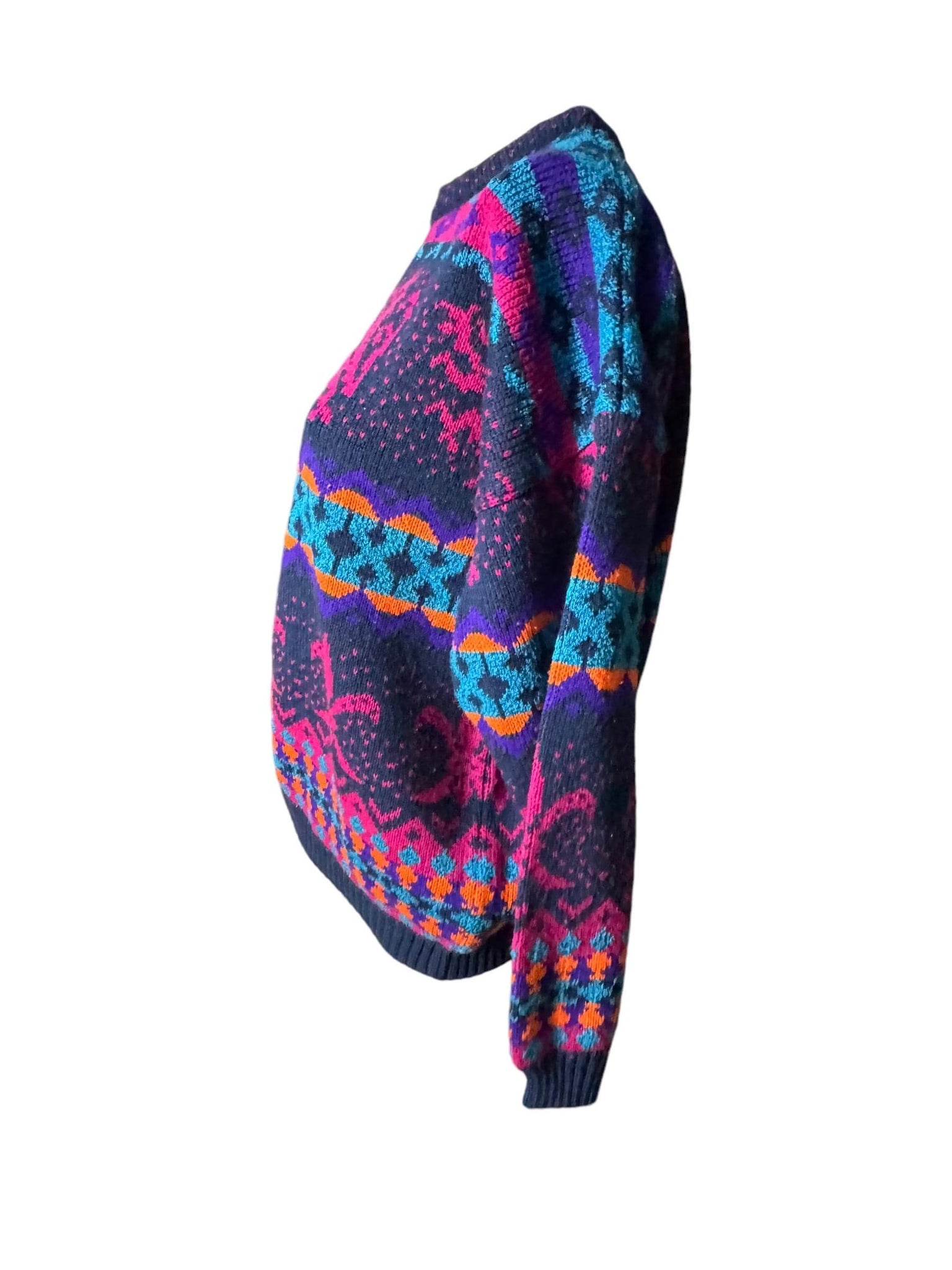 Vintage 80's dragon sweater L 955