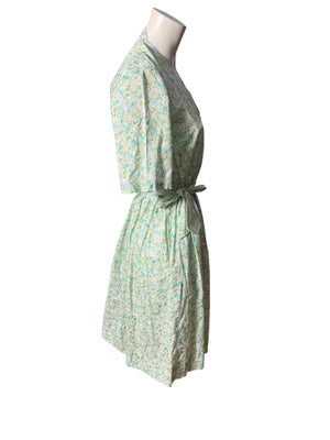 Vintage cotton handmade full circle day dress M