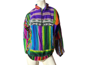 Vintage ethnic patchwork jacket M