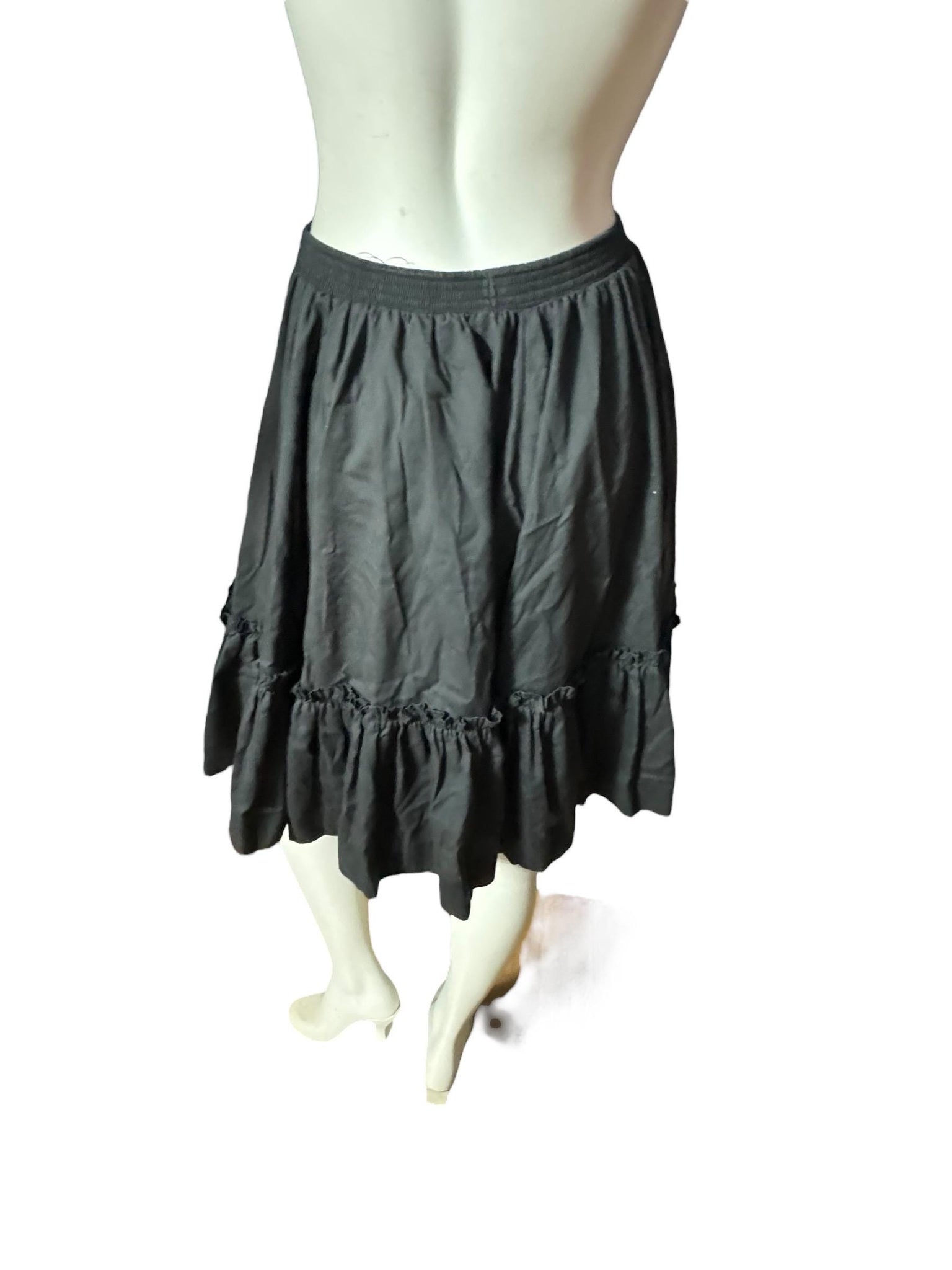 Vintage black Rockmount petticoat skirt 28/30