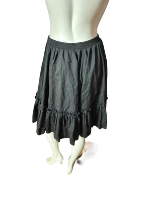 Vintage black Rockmount petticoat skirt 28/30