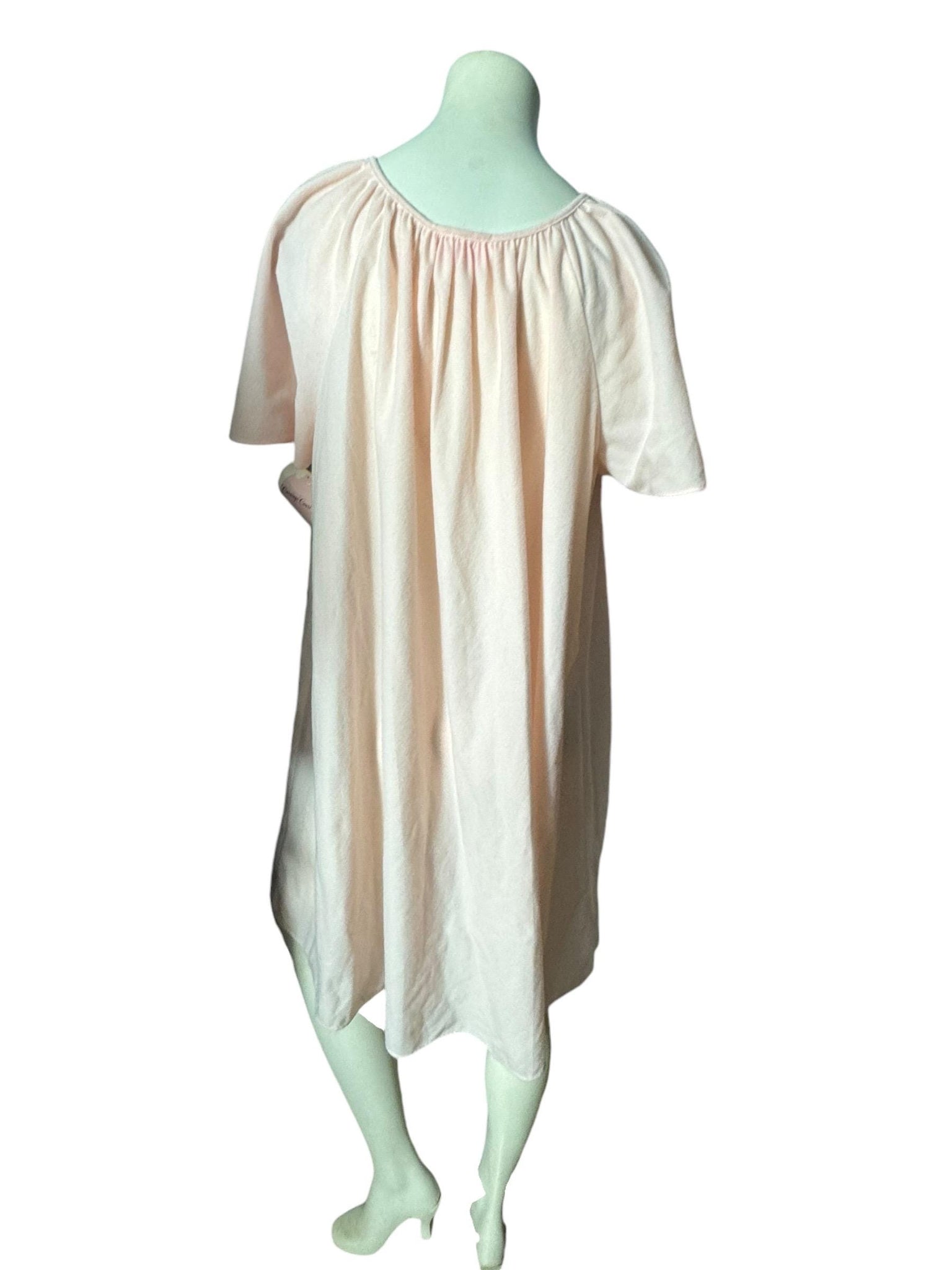 Vintage pink deadstock Sears 80's nightgown one size