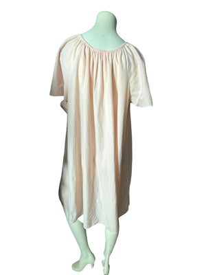 Vintage pink deadstock Sears 80's nightgown one size