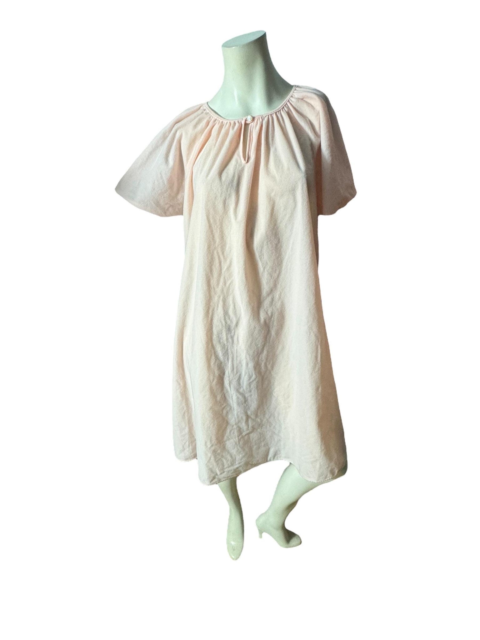 Vintage pink deadstock Sears 80's nightgown one size