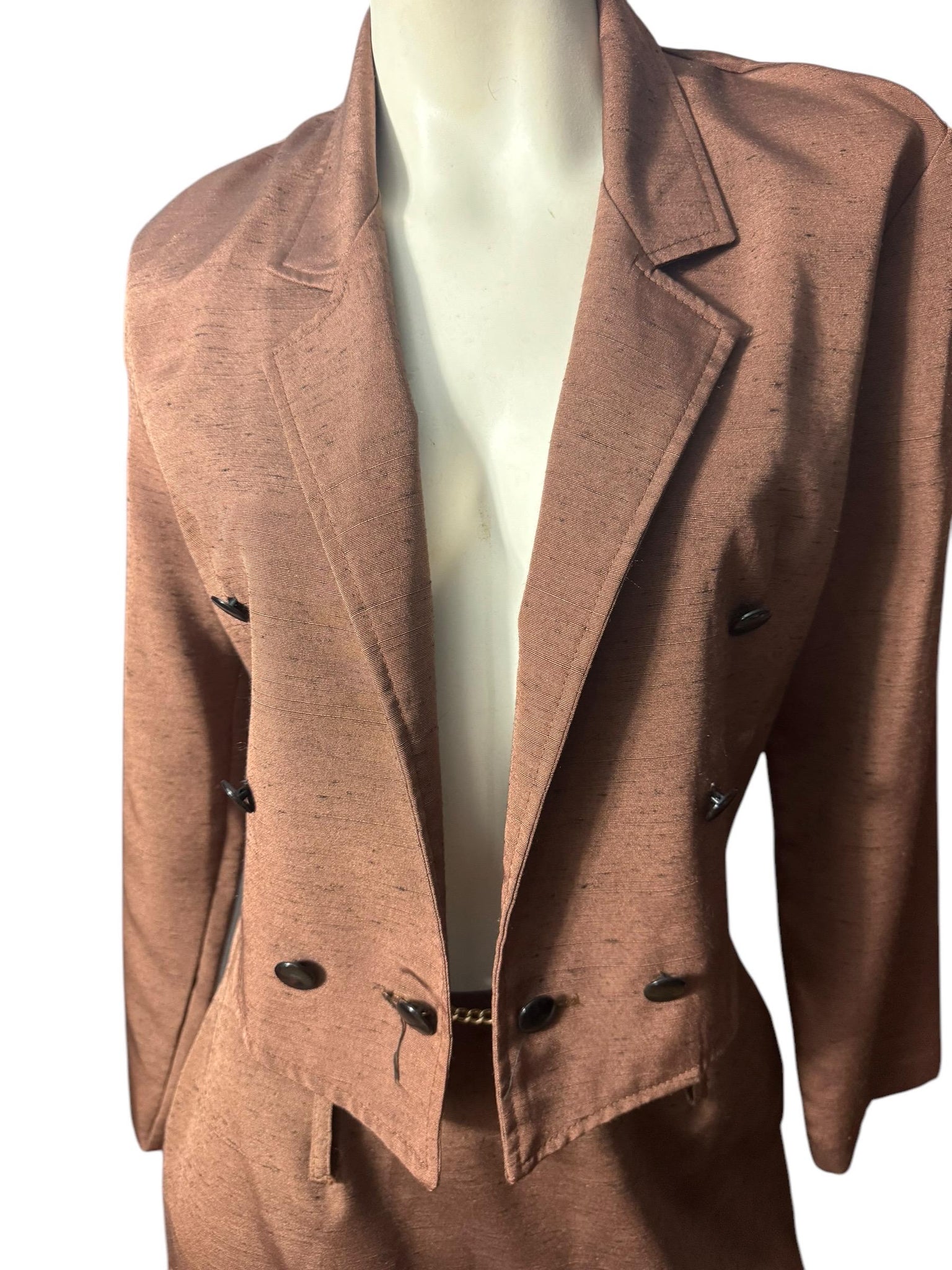 Vintage 80's suit jacket w/ skirt M Cristina