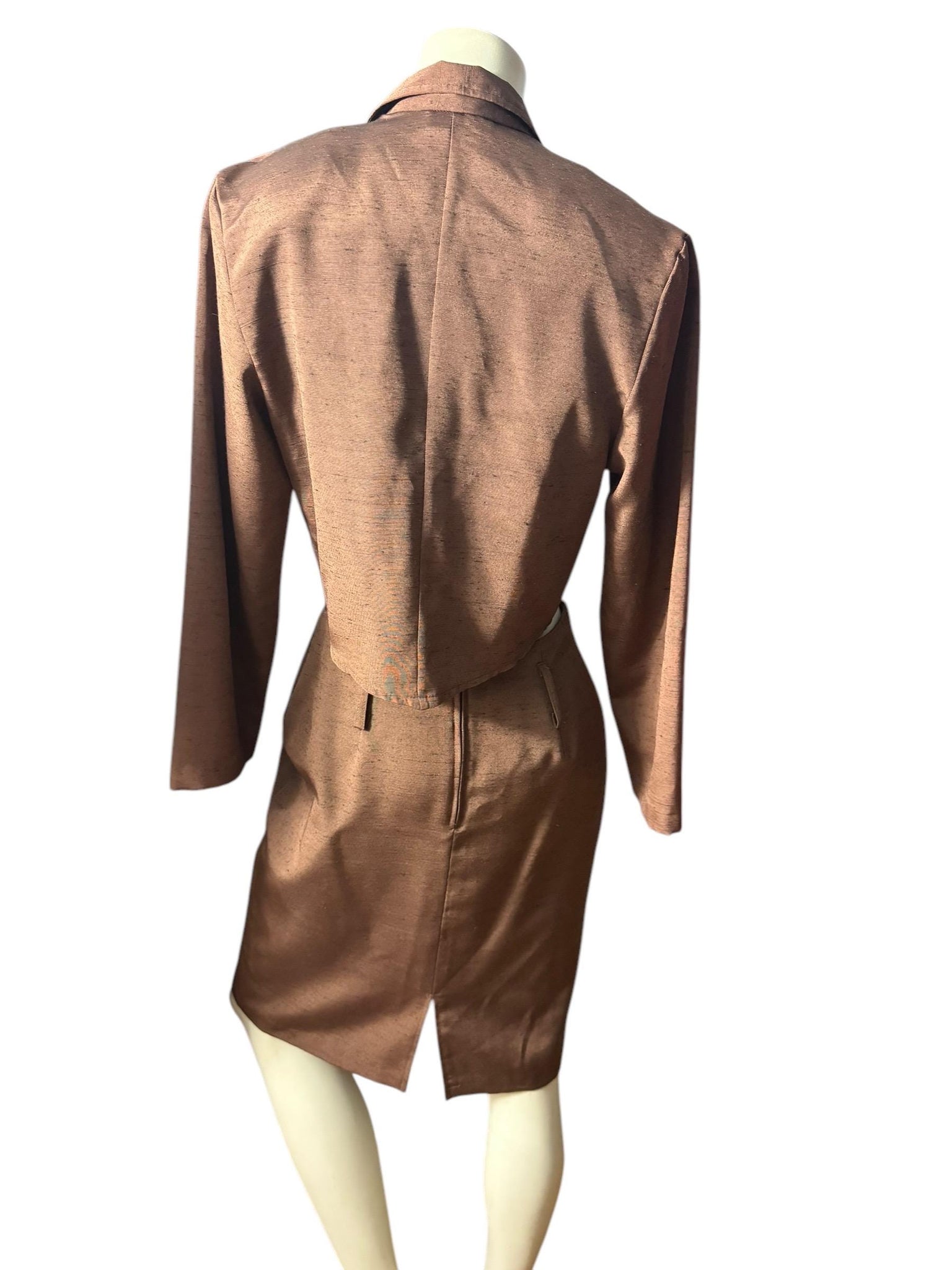 Vintage 80's suit jacket w/ skirt M Cristina