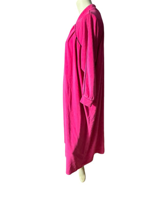 Vintage hot pink lounge robe L Xl