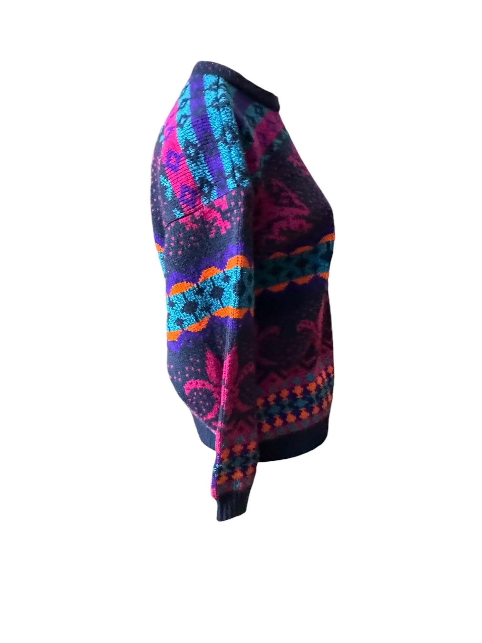 Vintage 80's dragon sweater L 955
