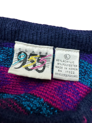 Vintage 80's dragon sweater L 955