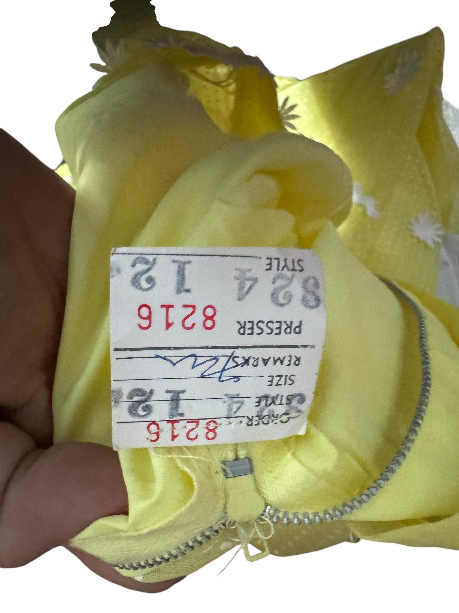 Vintage 70's yellow daisy maxi dress M