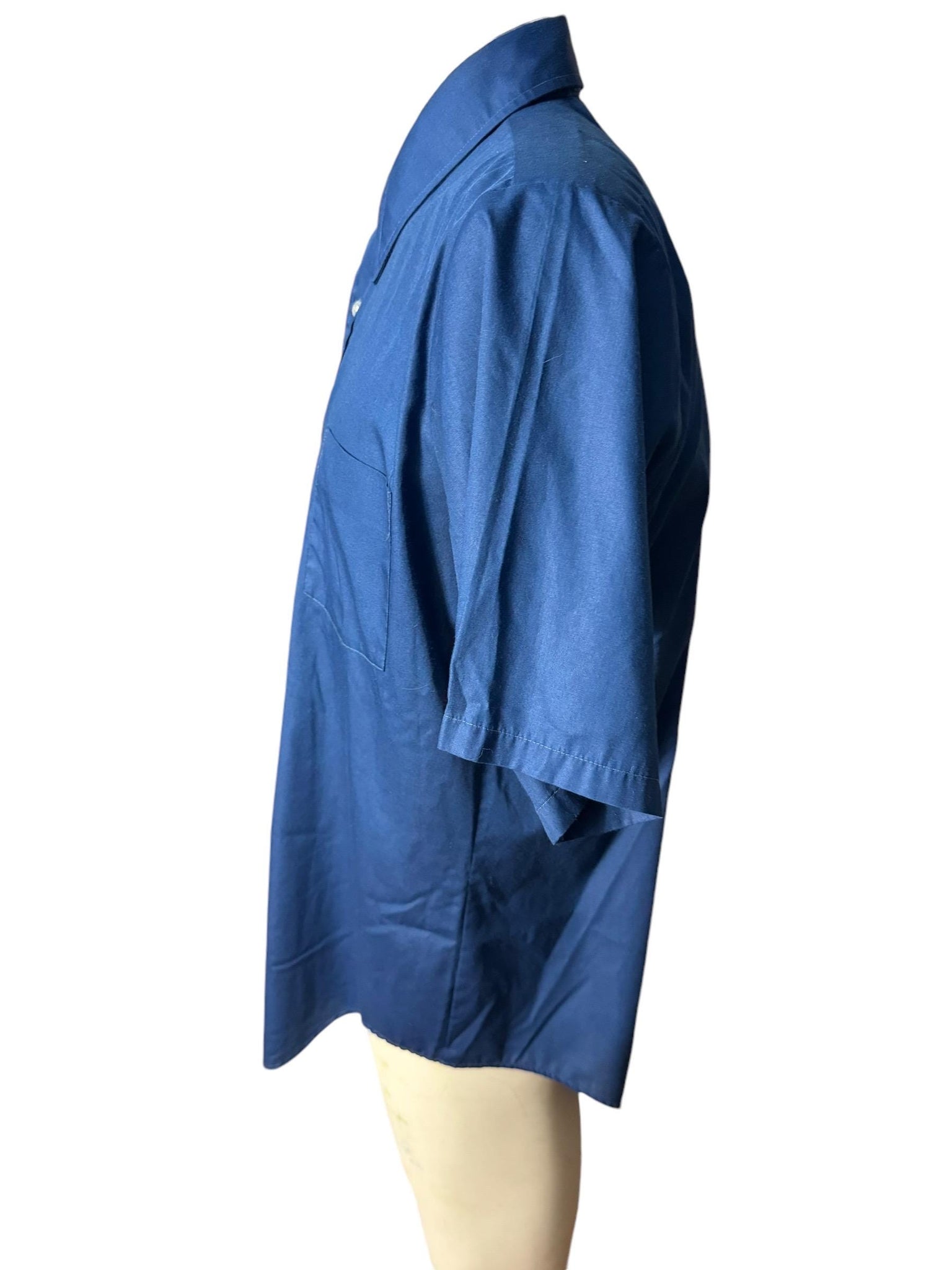 Vintage men’s 70's blue dress shirt M Kent by Arrow
