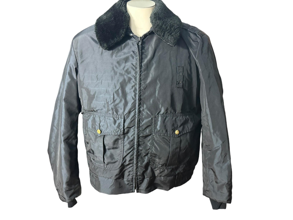 Vintage men's black puffer coat 42 Blaster